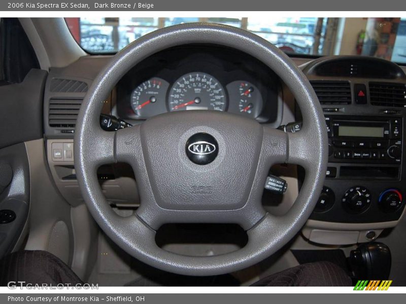 Dark Bronze / Beige 2006 Kia Spectra EX Sedan