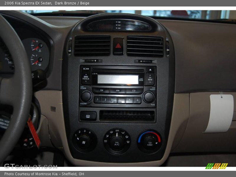 Dark Bronze / Beige 2006 Kia Spectra EX Sedan
