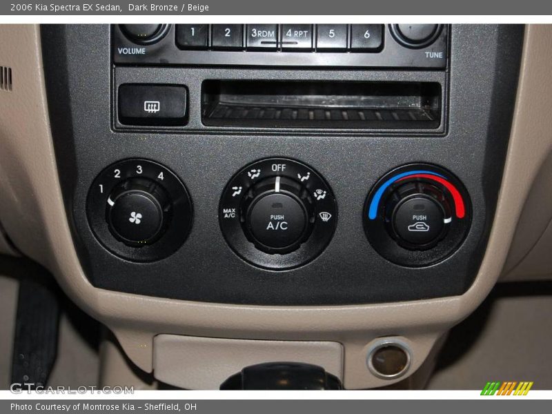 Dark Bronze / Beige 2006 Kia Spectra EX Sedan