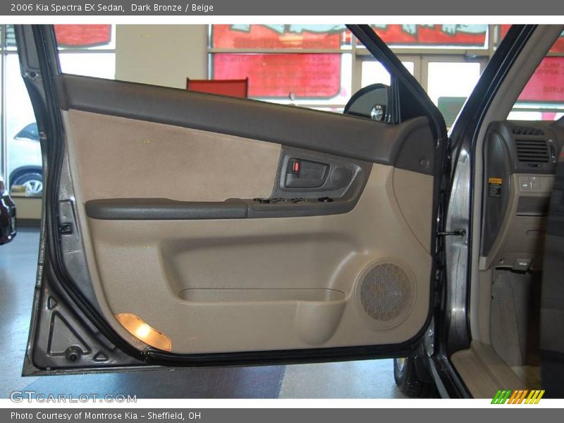Dark Bronze / Beige 2006 Kia Spectra EX Sedan
