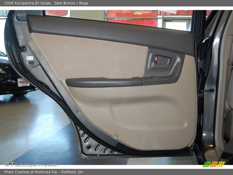 Dark Bronze / Beige 2006 Kia Spectra EX Sedan