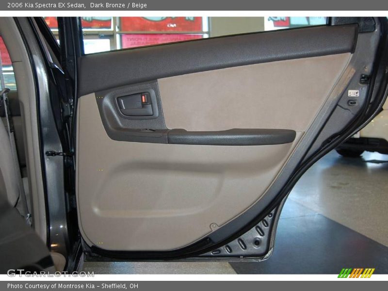 Dark Bronze / Beige 2006 Kia Spectra EX Sedan