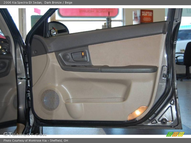 Dark Bronze / Beige 2006 Kia Spectra EX Sedan
