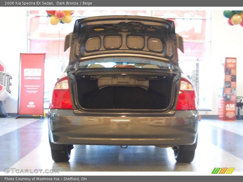 Dark Bronze / Beige 2006 Kia Spectra EX Sedan