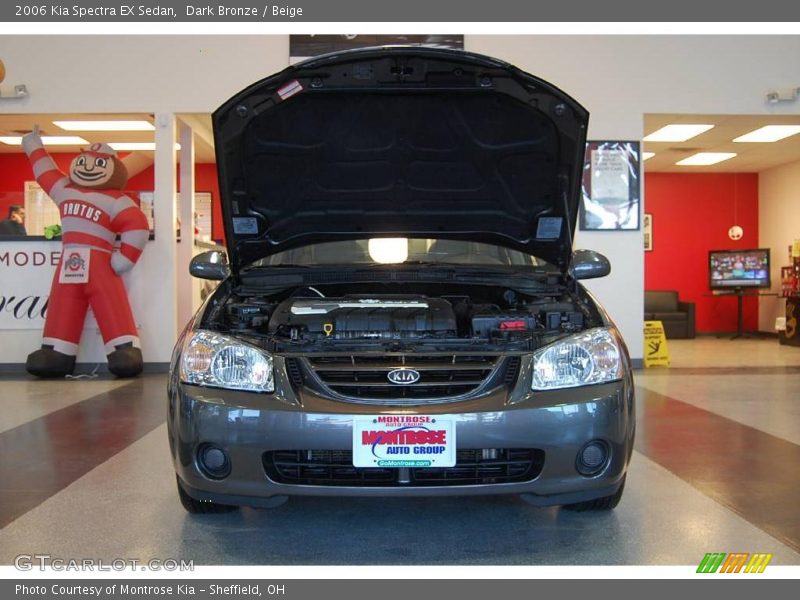 Dark Bronze / Beige 2006 Kia Spectra EX Sedan