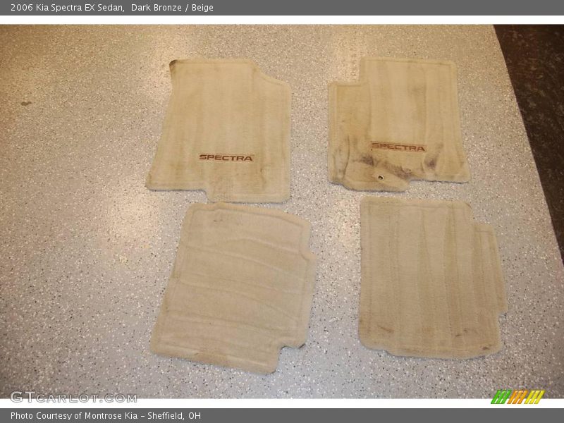 Dark Bronze / Beige 2006 Kia Spectra EX Sedan