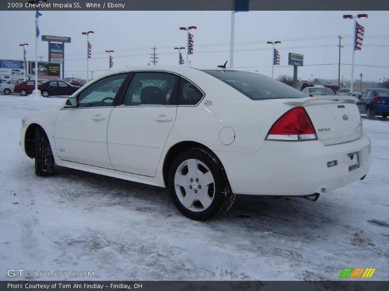 White / Ebony 2009 Chevrolet Impala SS