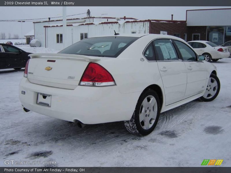 White / Ebony 2009 Chevrolet Impala SS