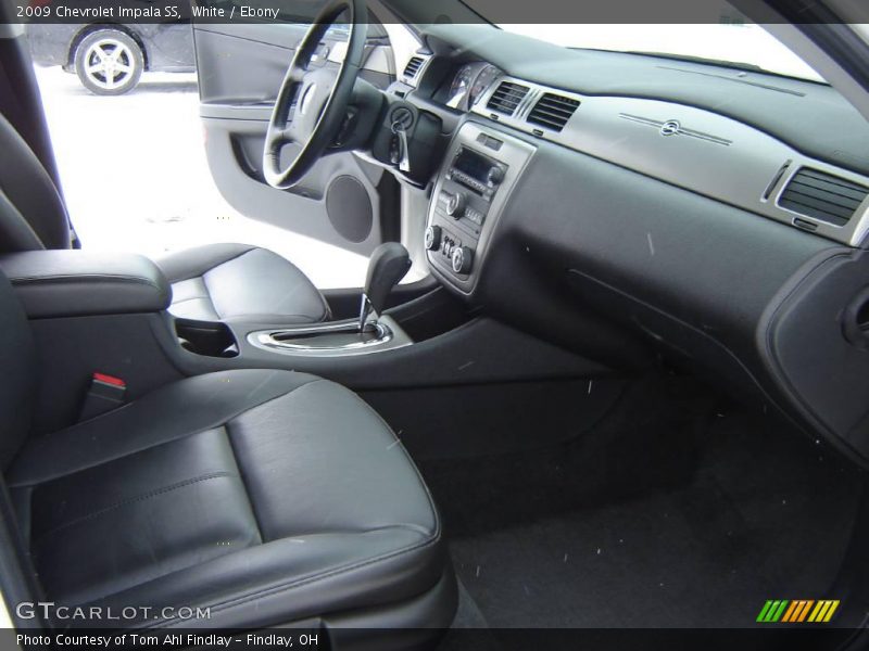 White / Ebony 2009 Chevrolet Impala SS