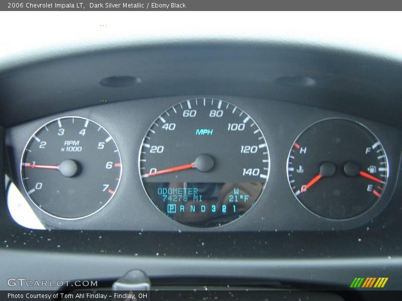 Dark Silver Metallic / Ebony Black 2006 Chevrolet Impala LT