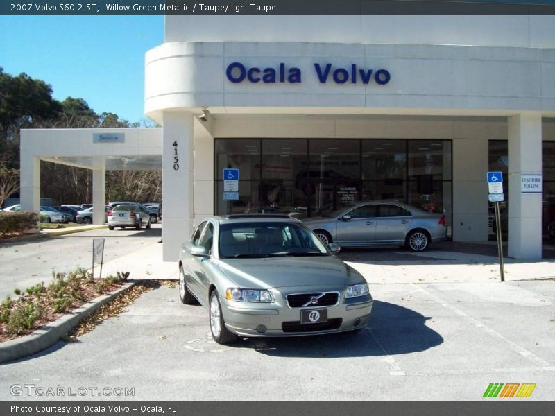 Willow Green Metallic / Taupe/Light Taupe 2007 Volvo S60 2.5T