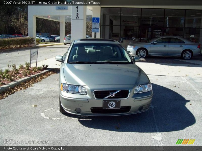 Willow Green Metallic / Taupe/Light Taupe 2007 Volvo S60 2.5T