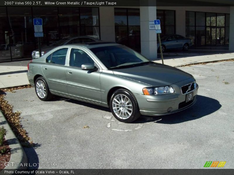Willow Green Metallic / Taupe/Light Taupe 2007 Volvo S60 2.5T