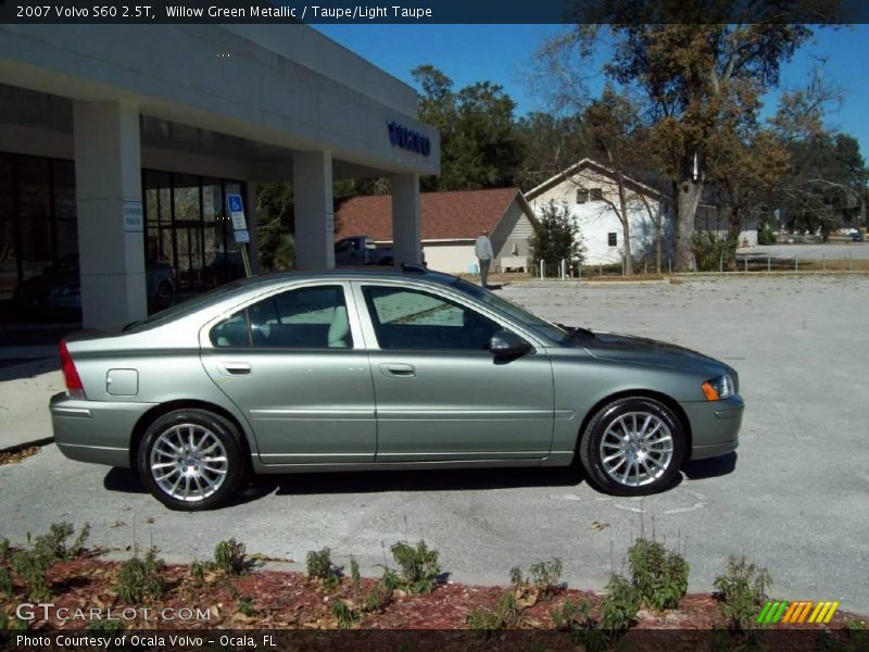 Willow Green Metallic / Taupe/Light Taupe 2007 Volvo S60 2.5T