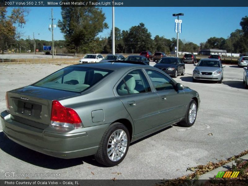 Willow Green Metallic / Taupe/Light Taupe 2007 Volvo S60 2.5T