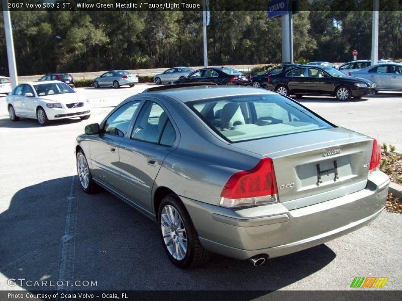 Willow Green Metallic / Taupe/Light Taupe 2007 Volvo S60 2.5T
