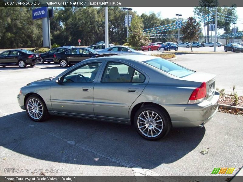 Willow Green Metallic / Taupe/Light Taupe 2007 Volvo S60 2.5T