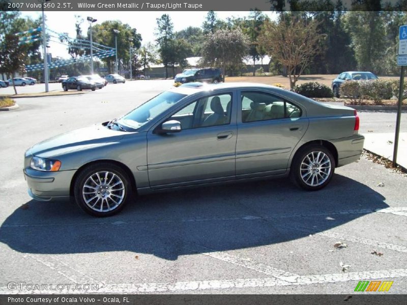 Willow Green Metallic / Taupe/Light Taupe 2007 Volvo S60 2.5T