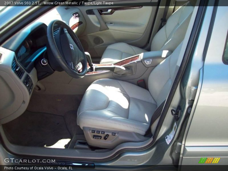Willow Green Metallic / Taupe/Light Taupe 2007 Volvo S60 2.5T