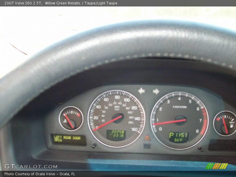 Willow Green Metallic / Taupe/Light Taupe 2007 Volvo S60 2.5T