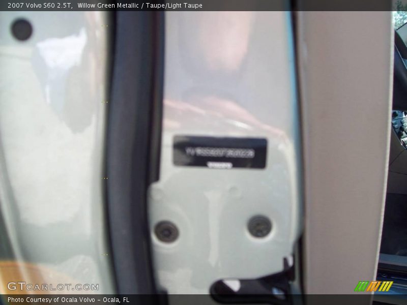 Willow Green Metallic / Taupe/Light Taupe 2007 Volvo S60 2.5T