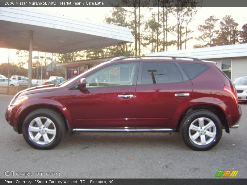 Merlot Pearl / Cafe Latte 2006 Nissan Murano SL AWD