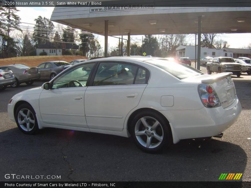 Satin White Pearl / Blond 2006 Nissan Altima 3.5 SE