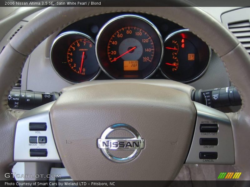 Satin White Pearl / Blond 2006 Nissan Altima 3.5 SE