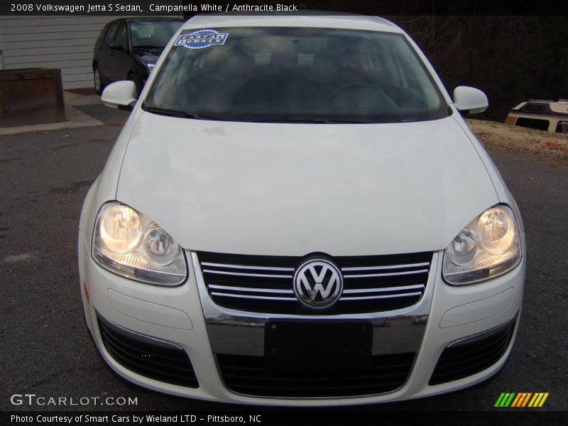 Campanella White / Anthracite Black 2008 Volkswagen Jetta S Sedan