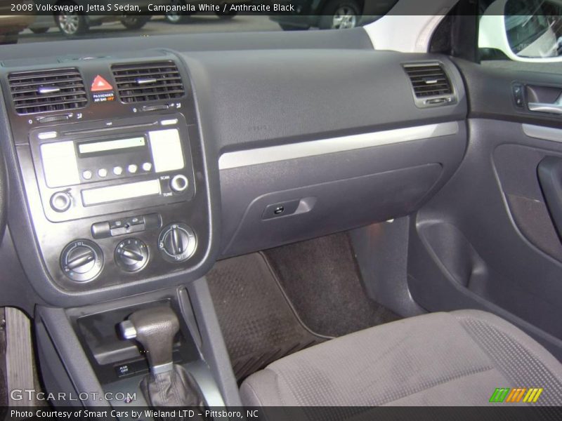 Campanella White / Anthracite Black 2008 Volkswagen Jetta S Sedan
