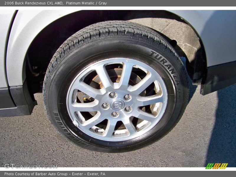 Platinum Metallic / Gray 2006 Buick Rendezvous CXL AWD