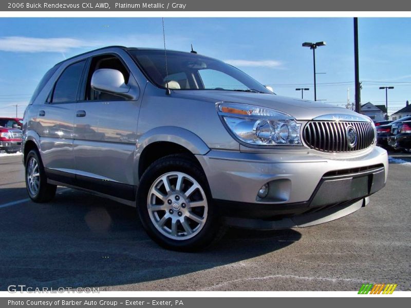 Platinum Metallic / Gray 2006 Buick Rendezvous CXL AWD