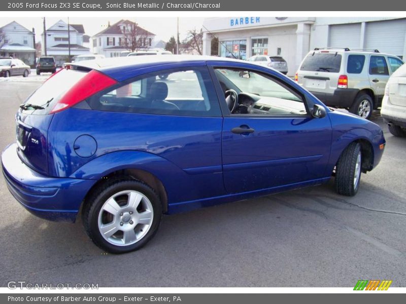 Sonic Blue Metallic / Charcoal/Charcoal 2005 Ford Focus ZX3 SE Coupe