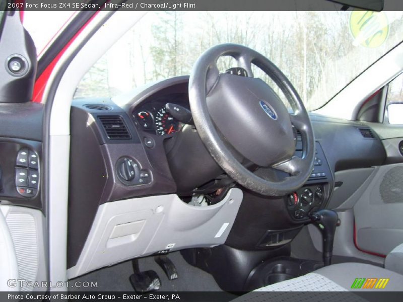 Infra-Red / Charcoal/Light Flint 2007 Ford Focus ZX4 SE Sedan