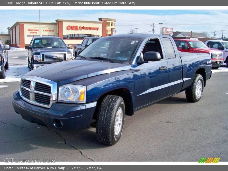 Patriot Blue Pearl / Medium Slate Gray 2006 Dodge Dakota SLT Club Cab 4x4