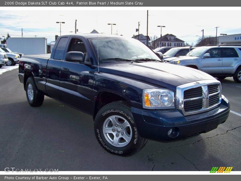 Patriot Blue Pearl / Medium Slate Gray 2006 Dodge Dakota SLT Club Cab 4x4