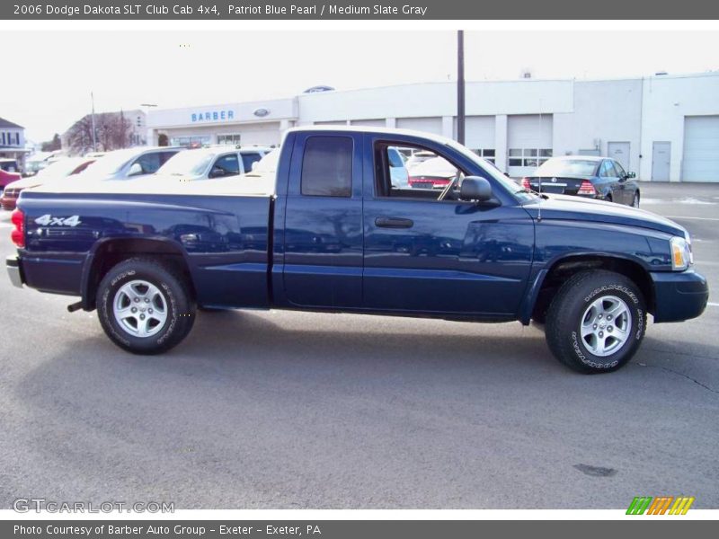 Patriot Blue Pearl / Medium Slate Gray 2006 Dodge Dakota SLT Club Cab 4x4