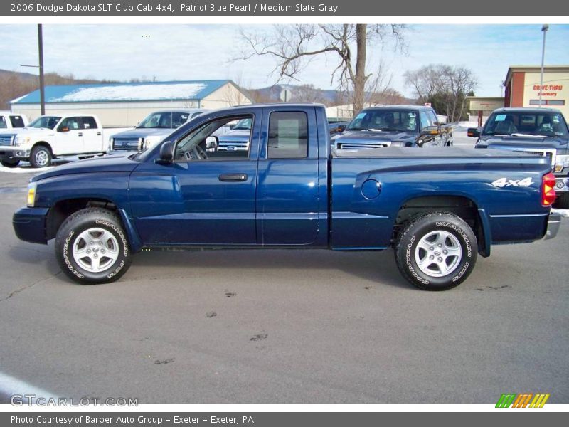 Patriot Blue Pearl / Medium Slate Gray 2006 Dodge Dakota SLT Club Cab 4x4