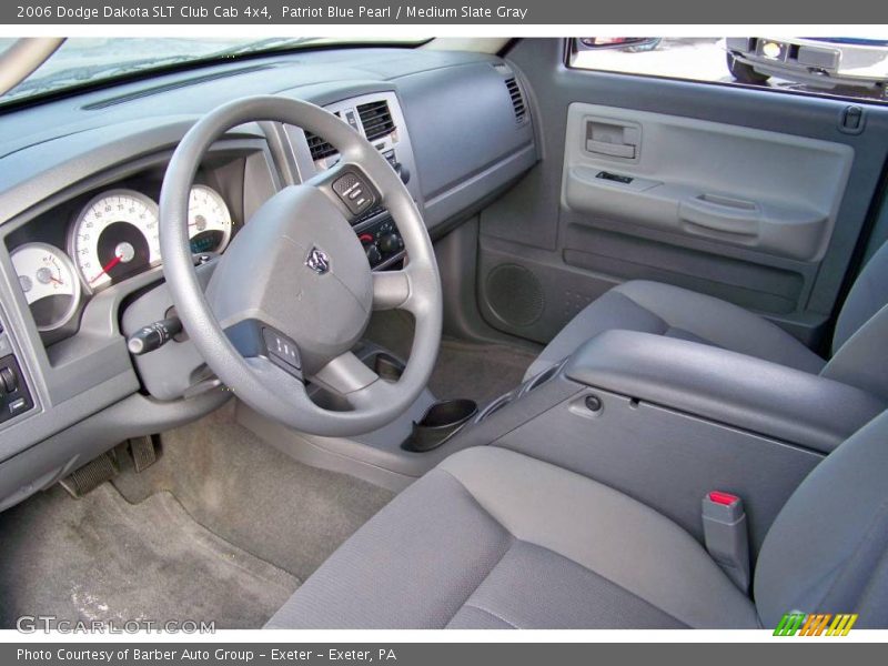Patriot Blue Pearl / Medium Slate Gray 2006 Dodge Dakota SLT Club Cab 4x4