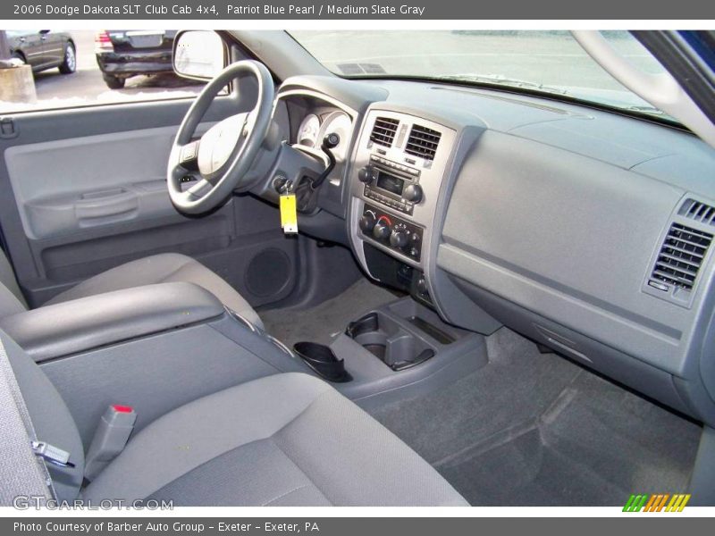 Patriot Blue Pearl / Medium Slate Gray 2006 Dodge Dakota SLT Club Cab 4x4