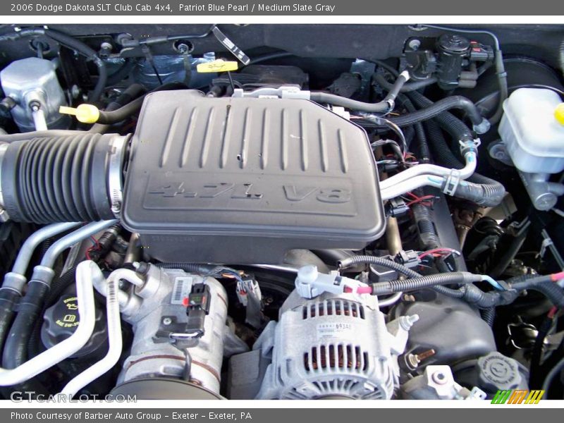 Patriot Blue Pearl / Medium Slate Gray 2006 Dodge Dakota SLT Club Cab 4x4