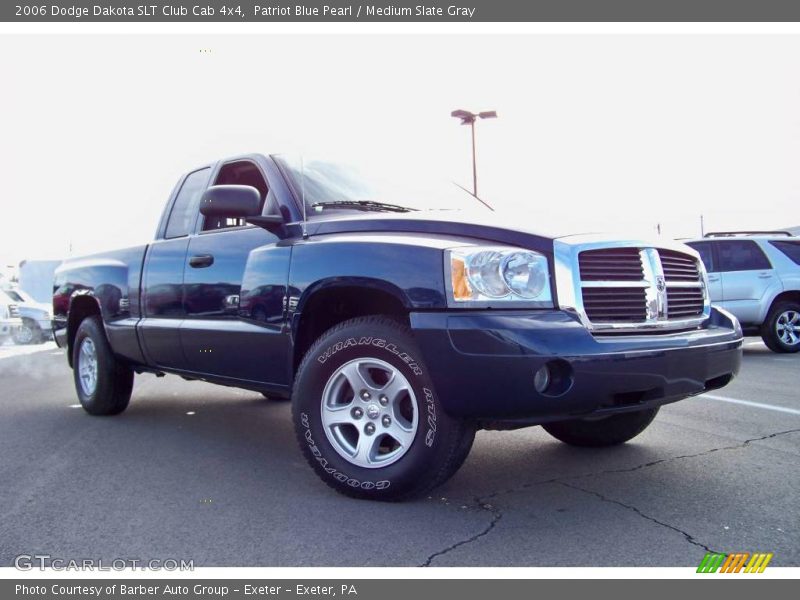 Patriot Blue Pearl / Medium Slate Gray 2006 Dodge Dakota SLT Club Cab 4x4