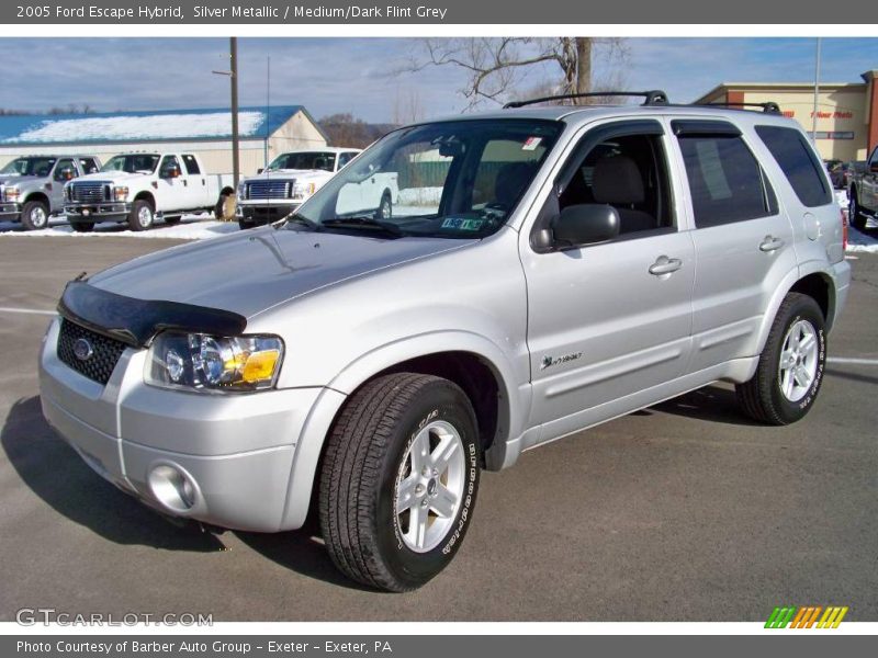 Silver Metallic / Medium/Dark Flint Grey 2005 Ford Escape Hybrid