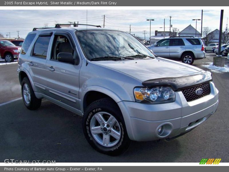 Silver Metallic / Medium/Dark Flint Grey 2005 Ford Escape Hybrid
