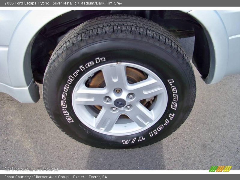Silver Metallic / Medium/Dark Flint Grey 2005 Ford Escape Hybrid