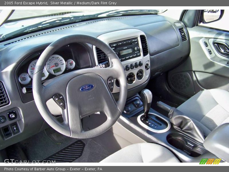 Silver Metallic / Medium/Dark Flint Grey 2005 Ford Escape Hybrid
