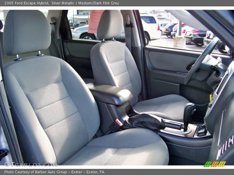 Silver Metallic / Medium/Dark Flint Grey 2005 Ford Escape Hybrid