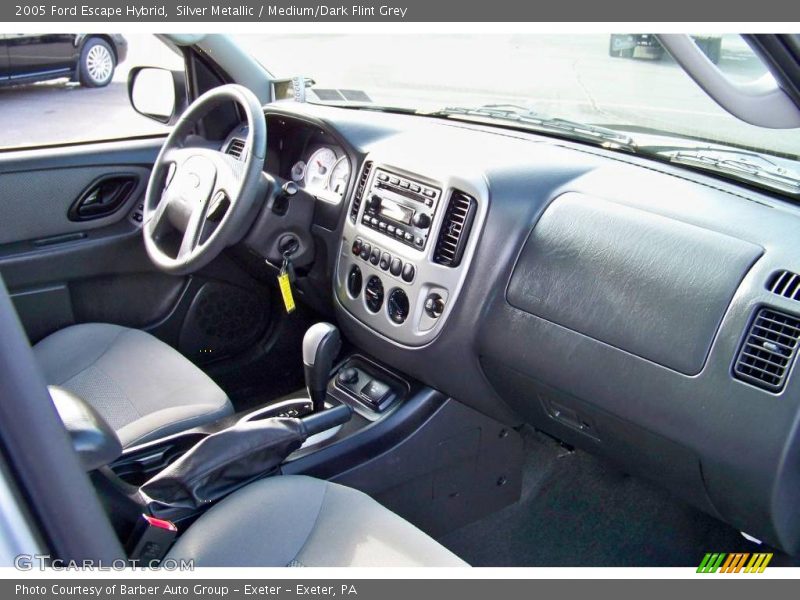 Silver Metallic / Medium/Dark Flint Grey 2005 Ford Escape Hybrid