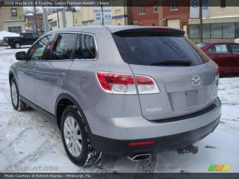 Liquid Platinum Metallic / Black 2008 Mazda CX-9 Touring