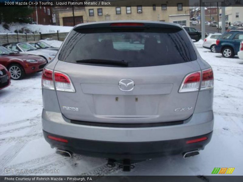 Liquid Platinum Metallic / Black 2008 Mazda CX-9 Touring